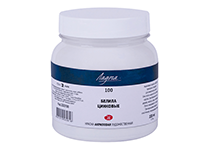 Краска акриловая - 220мл. белила  цинковые "Ладога" (Н.П.)