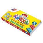 Пластилин -  6цв. "Кроха" 99г. картон.уп. (Луч)