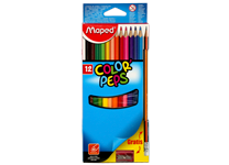 Карандаши в наборе цветные - 12цв. "Color'peps" (карандаш с ластиком+точилка) (Maped)