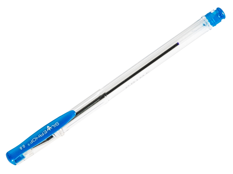 Ручка шариковая - синий стержень (Silwerhof)