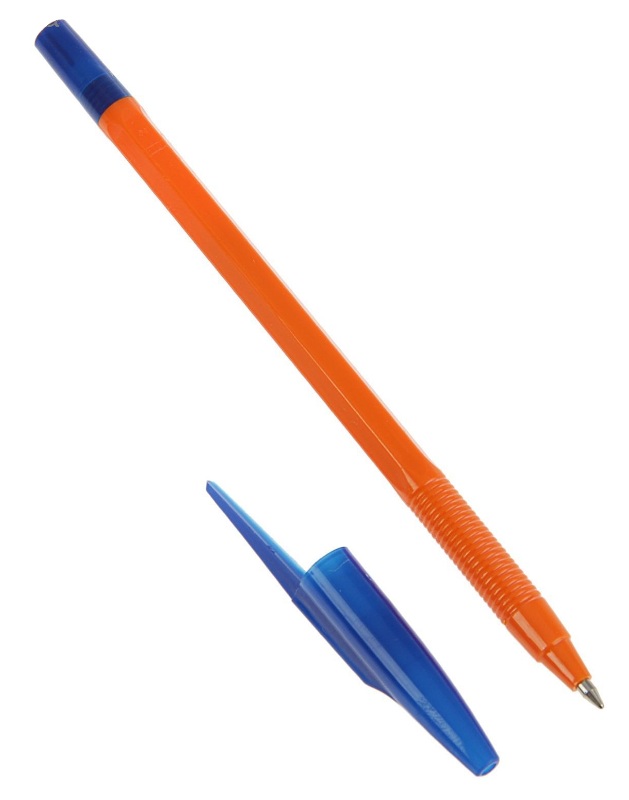 Ручка шариковая - синий стержень "333" 0.7мм. (Стамм)