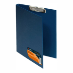 Планшет-папка - А4 синий "Lamark" с верх/зажимом с крышкой (ФинСиб)