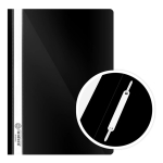 Скоросшиватель пластиковый - черный "Dolce Costo Эконом" (ФинСиб)