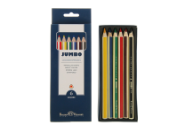 Карандаши в наборе цветные -  6цв. "Jumbo" (Bruno Visconti)