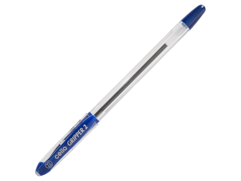 Ручка шариковая - синий стержень "Cello GRIPPER 2" (J&J Marketing)