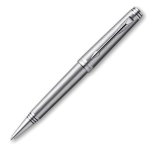Ручка шариковая подарочная - корпус стальной "PREMR09 MNO ED11 TIT BP M BLK GB" (PARKER)