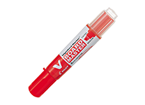 Маркер д/доски - красный скошенный "V BOARD MASTER" со сменным картриджем (PILOT)
