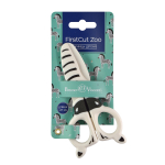 Ножницы - 12.7см "Firstcut ZOO" детские пластиковые лезвия и ручки (Bruno Visconti)