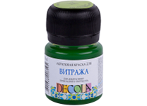 Краска акриловая д/витража - 20мл. лайм "Декола" (Н.П.)