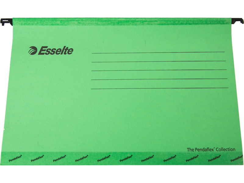 Папка подвесная - А4+ зеленая "Classic Plus" (ESSELTE)