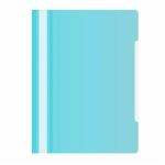 Скоросшиватель пластиковый - голубой "Бюрократ" (Silwerhof)