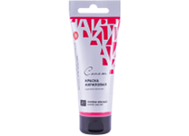 Краска акриловая - 75мл. краплак красный "Сонет" (Н.П.)