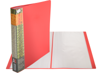Папка с файлами - А4 40 красный (236х29х308мм.) "Айса" толщина пластика 0.65мм. файла 0.25мм. (Shantou Yuansheng Industry)