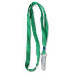 Ремешок д/бейджа с силиконовым клипом зеленый 42см (KEJEA-SHAAN) 