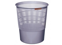 Корзина д/бумаг - 18л. серая сетчатая (Стамм)