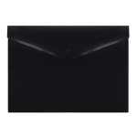 Папка с кнопкой - А4 чёрный 150мкм. (Стамм)