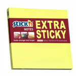Бумага д/заметок - 76х76 90л. лимонный "Extra Sticky" (HOPAX)